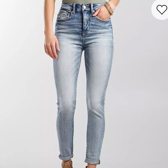 Buckle Denim - Buckle Black Fit No. 35 Ankle Skinny High Rise Denim Jeans Madagascar 2 Size 24